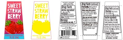Image Description (Sweet Straw Berry Scented Hand Sanitizer 29ml)